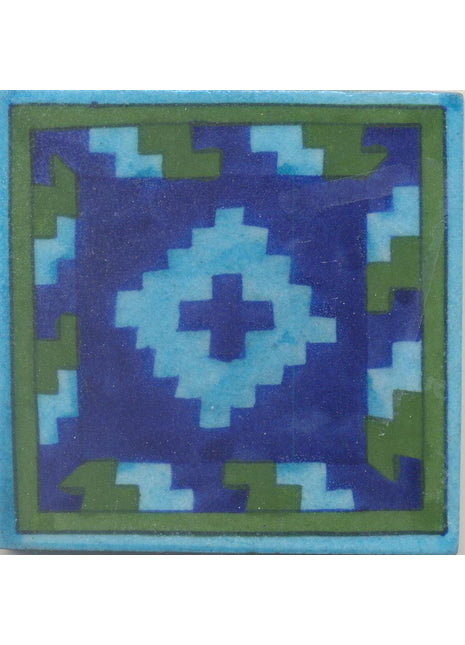 Blue, Green and Turquoise Tile