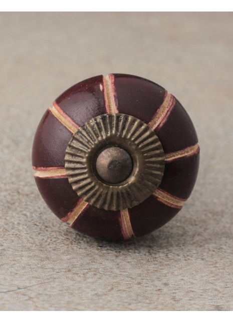 Brown Wooden knob-2