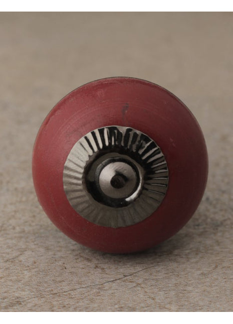 Red and Dark Red Wooden knob-1
