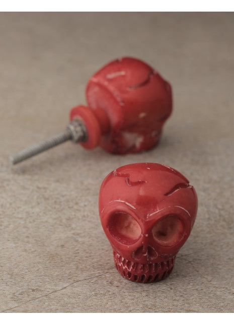 Red Color Wooden knob