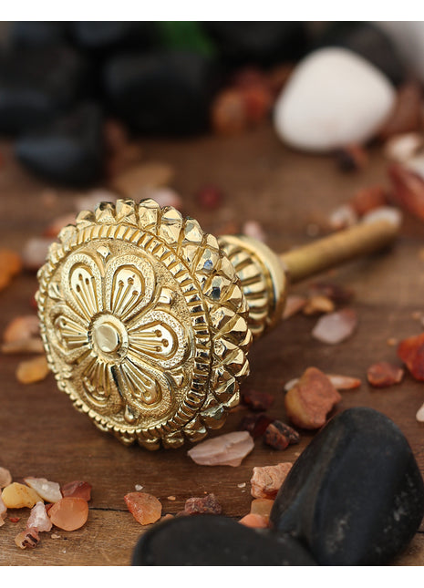 Decorative Solid Metal Round Knob