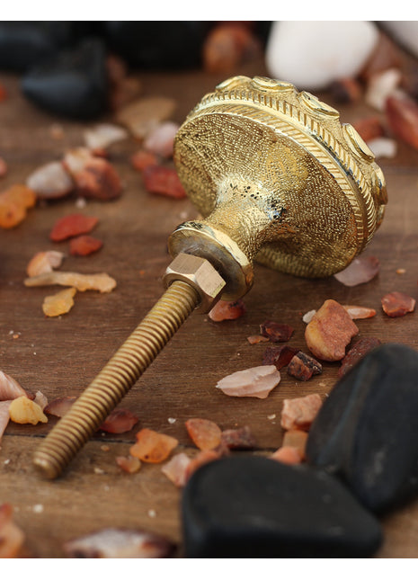 Elegant Golden Solid Brass Metal Door Knob