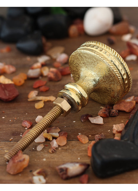 Traditional Brass Round Cabinet Door Knob