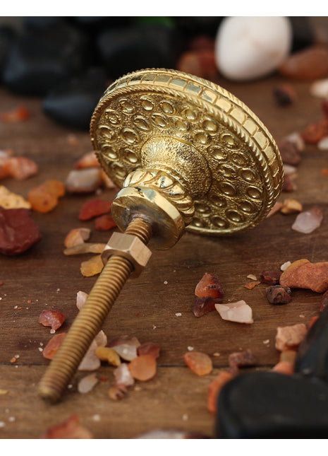 Decorative Round Drawer Solid Brass Knob