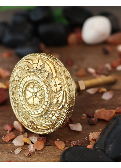 Decorative Round Drawer Solid Brass Knob
