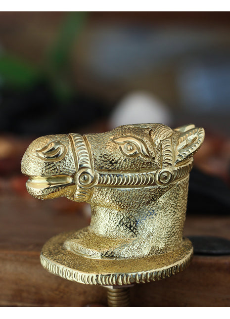 Decorative Horse Shape Solid Brass Metal Knob