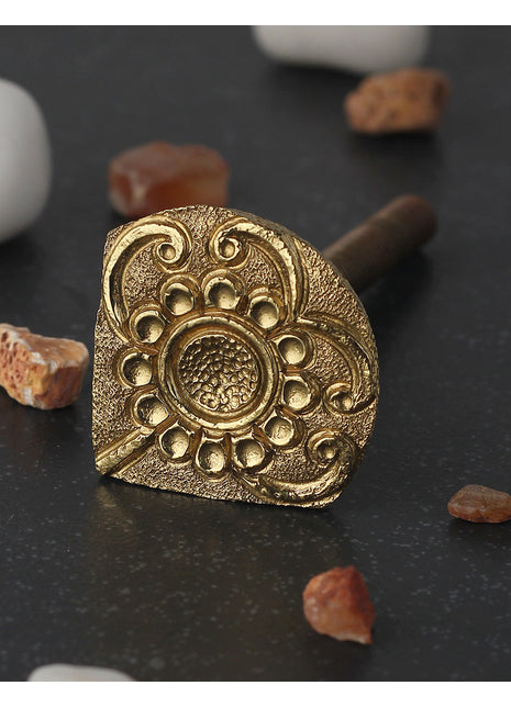 Decorative Solid Metal Round Knob