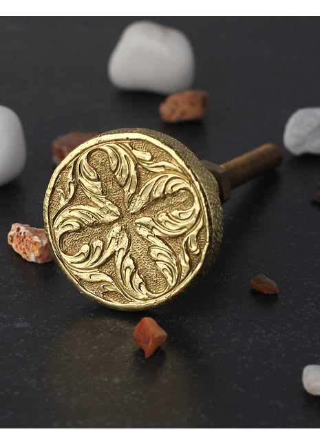 Decorative Solid Metal Round Knob
