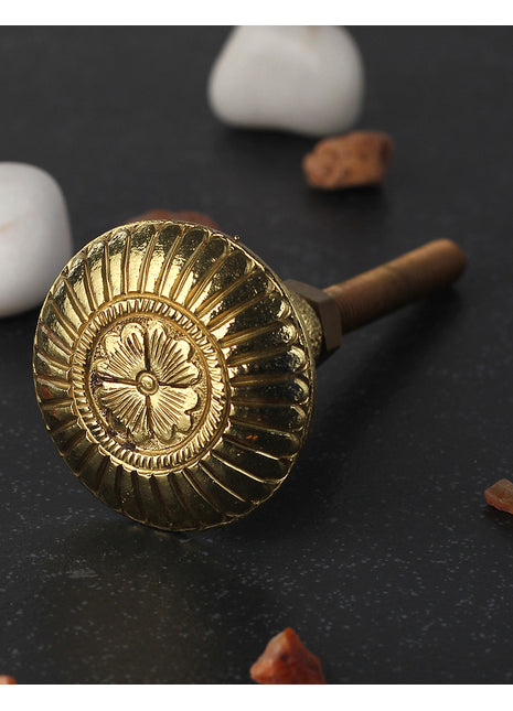 Decorative Solid Metal Round Knob
