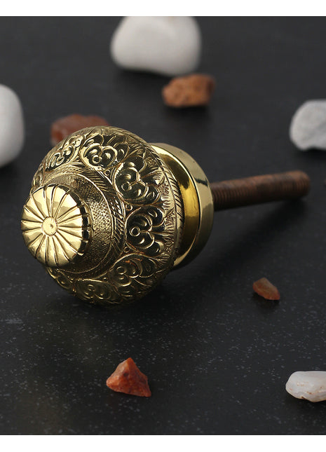 Decorative Solid Metal Round Knob