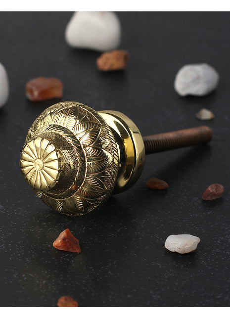 Decorative Solid Metal Round Knob