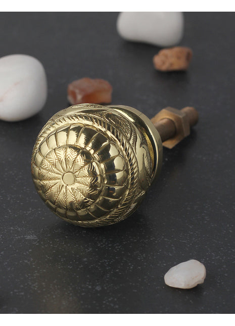 Decorative Solid Metal Round Knob