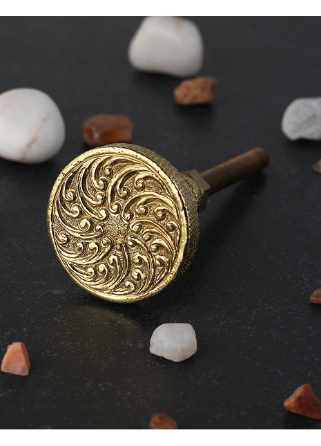 Decorative Solid Metal Round Knob