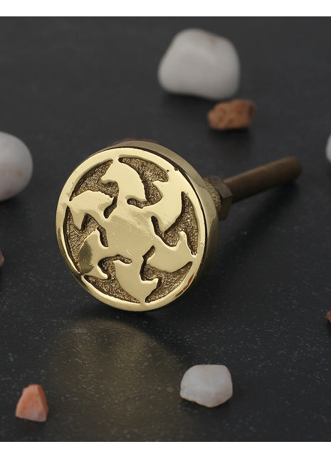 Decorative Solid Metal Round Knob