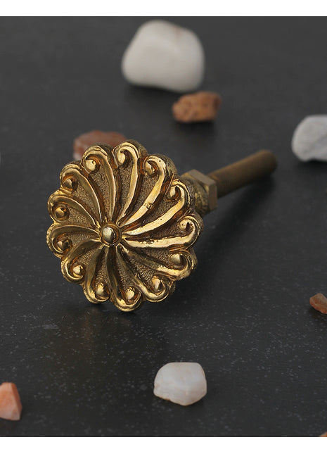 Decorative Solid Metal Round Knob