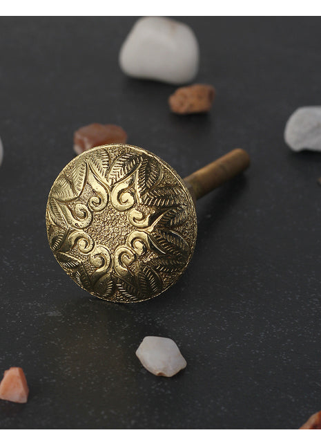 Decorative Solid Metal Round Knob