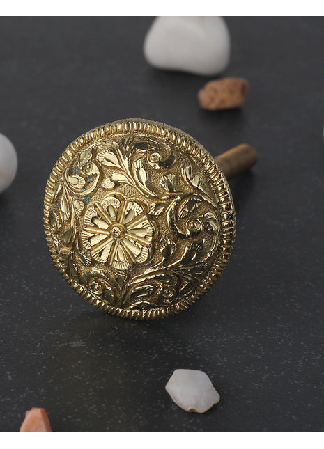 Decorative Solid Metal Round Knob