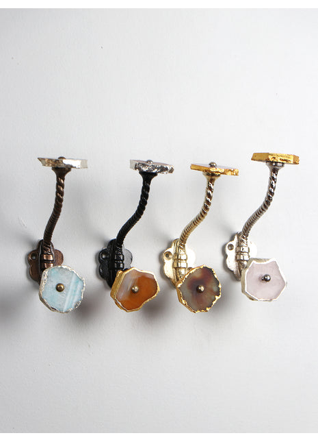Assorted Different Color Design Wall Hanger - Agate Hangers