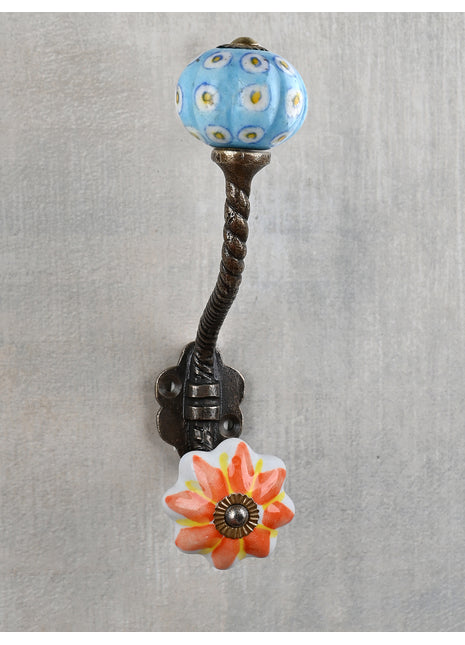 Assorted Handmade Different Design Ceramic Hook Ceramic Hangers