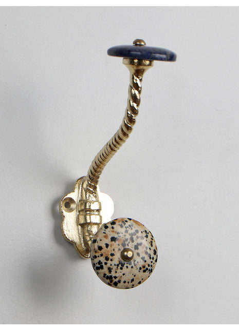 Assorted Handmade Natural Gemstone Design Coat Hanger