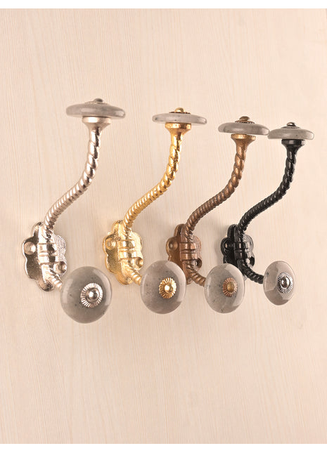 Unique Agate Natural Gemstone Wall Hanger - Grey Shade