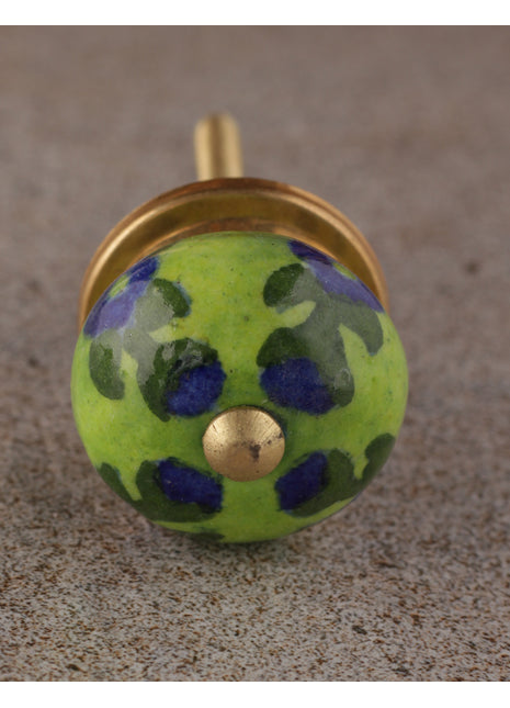 Floral Beaded Knobs for Kitchen Cabinet