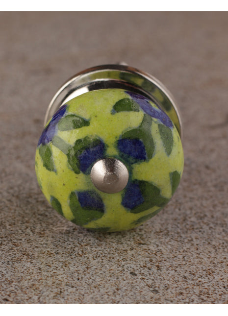 Floral Beaded Knobs for Kitchen Cabinet