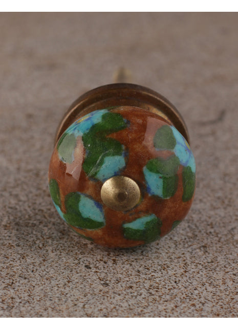 Antique Brown Color Beaded Wardrobe Knob