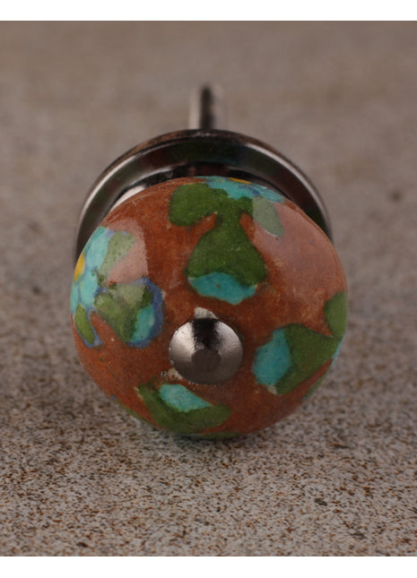 Antique Brown Color Beaded Wardrobe Knob