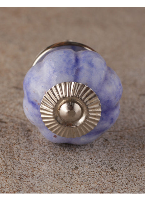 Stylish Puple Melon Shaped Ceramic Wardrobe Cabinet Knob