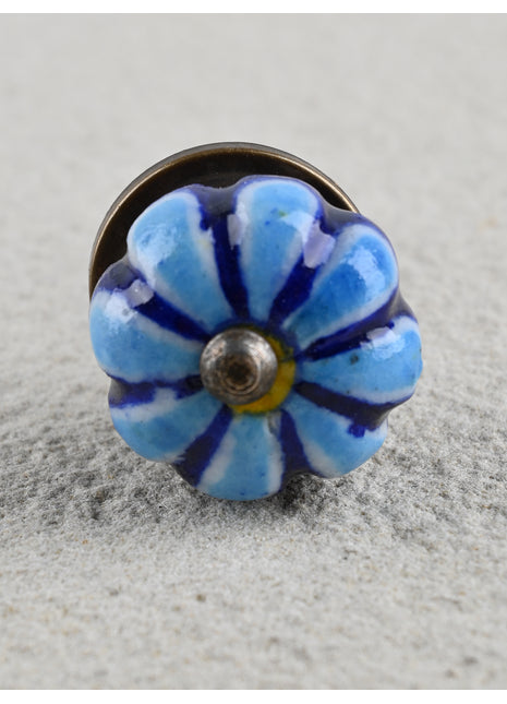 Turquoise and Blue Color Knob