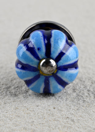 Turquoise and Blue Color Knob