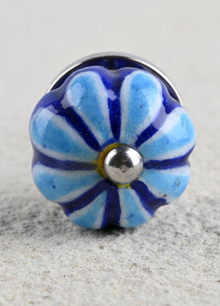 Turquoise and Blue Color Knob