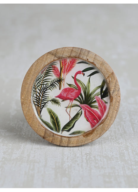 Jungle Design Cabinet Knob Bird Design