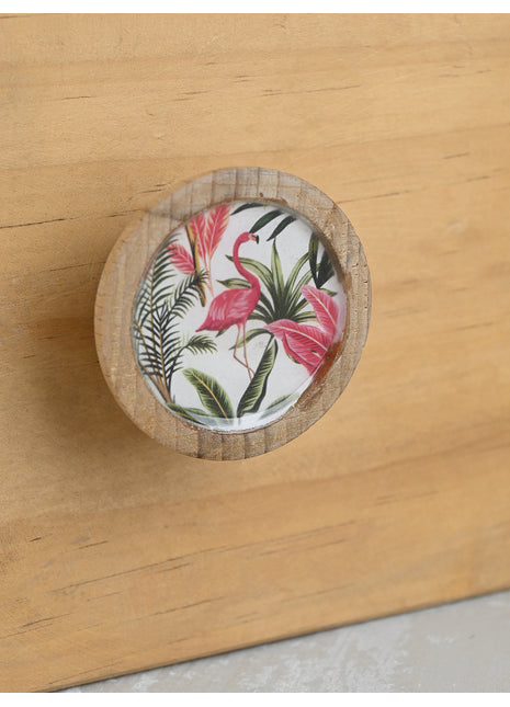 Jungle Design Cabinet Knob Bird Design