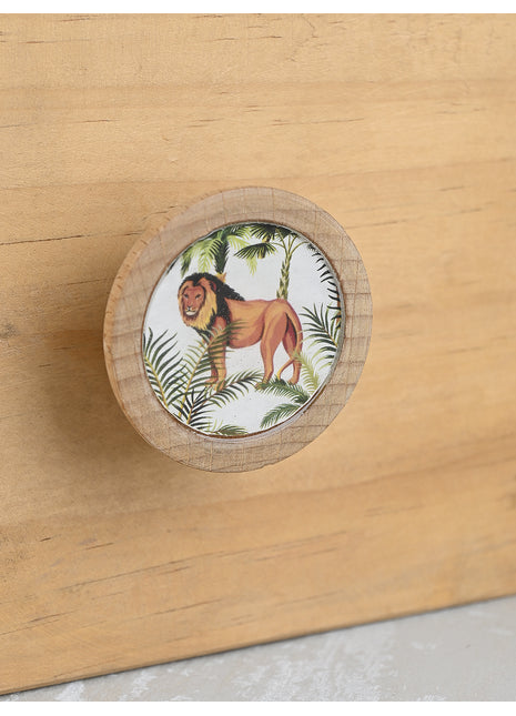 Animal Cabinet Drawer Knob Lion Design