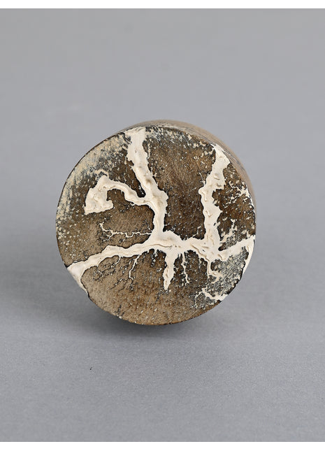 Round Rustic Design Wooden Kitchen Cabinet Drawer Knob