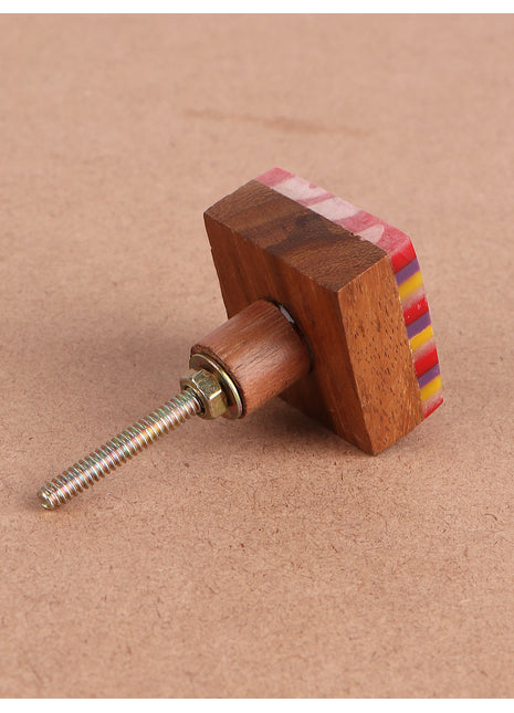 Modern Wood and Resin Door Knob Drawer Knob Cabinet Knobs