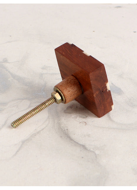 Modern Wood and Resin Door Knob Drawer Knob