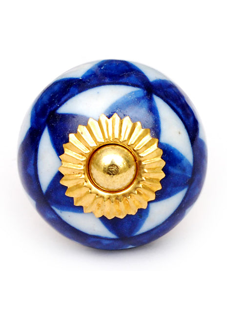 White Ceramic Decorative Hardware Cabinet Knob