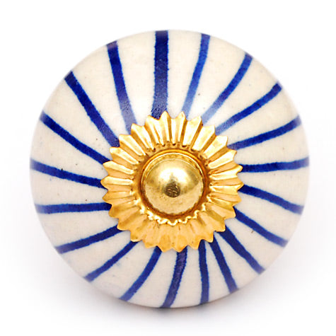 blue dresser knobs Qjaiune 10pcs Metal Cabinet Knobs Royal Blue Drawer Knobs, Round Shaped Dresser Knobs Cute Kitchen Cabinet Pull Handles, Small Vanity Knobs Hardware Closet Cupboard Knobs for Kids Girls Boys Bedroom