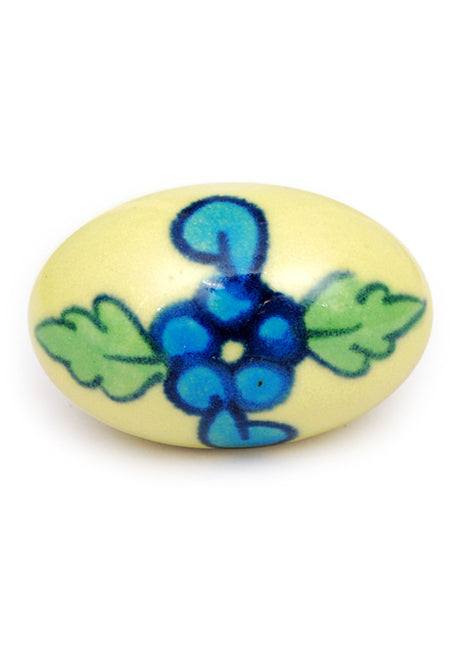 Yellow Ceramic Drawer Knob