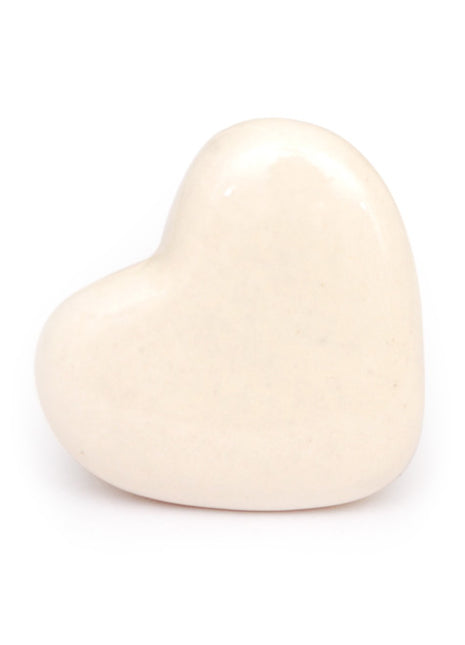 Unique Clear Heart Ceramic Cabinet Door Knob