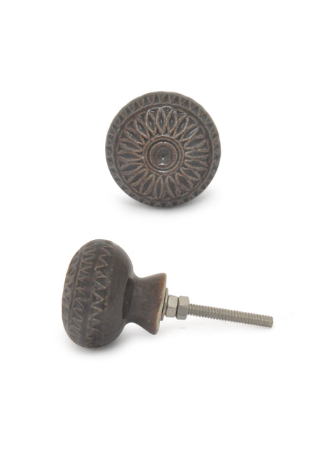 Stylish Brown Designer Ceramic Dresser Cabinet Knob