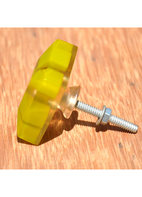 Stylish Rectangular Green Shades In White Transparent Square Bathroom Knob