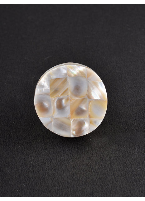 Stylish Round Shaped Mother Of Pearl Kitchen Cabinet Knob