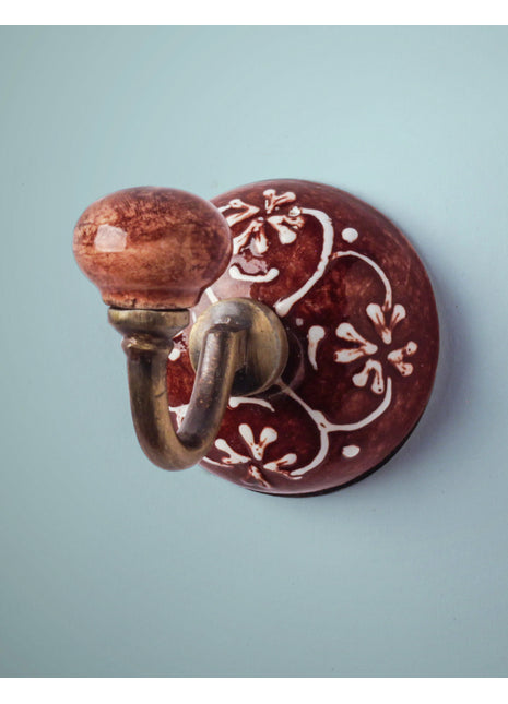 Handmade Ceramic Round Wall Hook