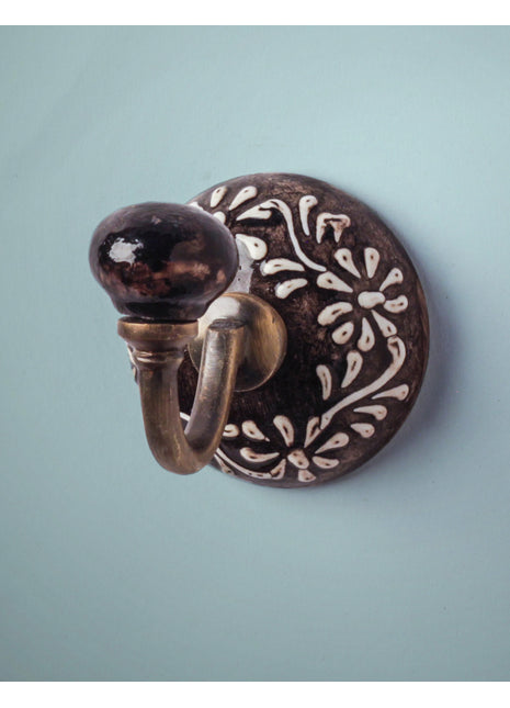 Handmade Ceramic Round Wall Hook