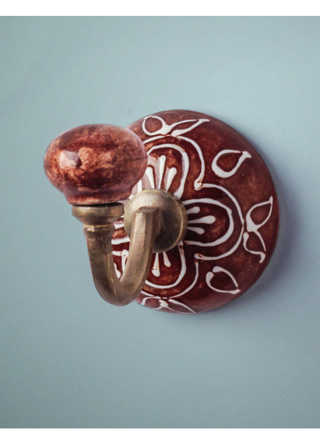 Handmade Ceramic Round Wall Hook