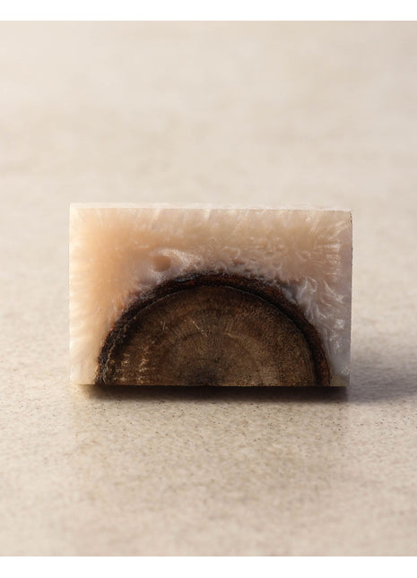 Antique White And Wooden Resin Rectangular Shaped Drawer Cabinet Knob